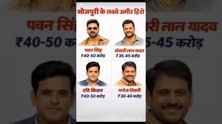 भोजपुरी के सबसे अमीर हिरो gk #new #video #generalknowledge #education #shortsfood #