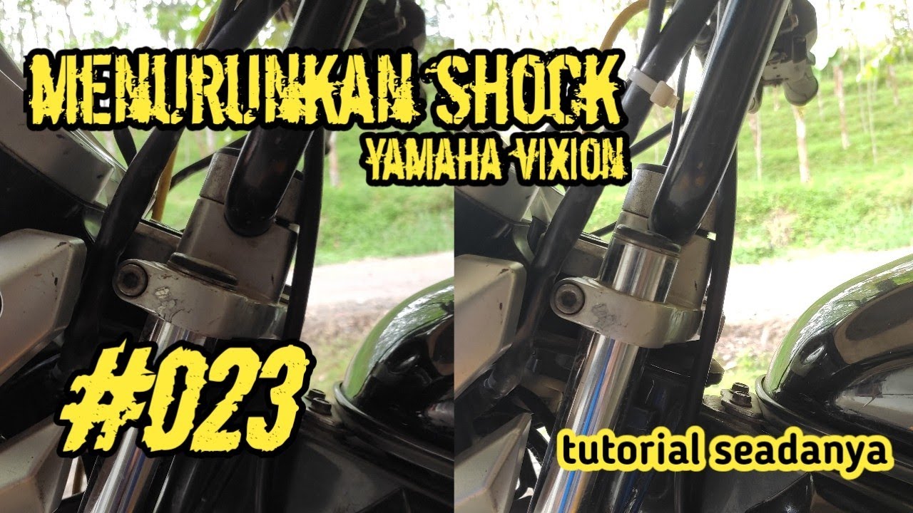 Perbedaan shock depan vixion old dan new