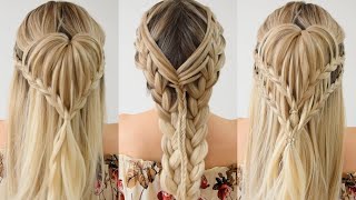 French and Fishtail Braid Hairstyles! Resimi