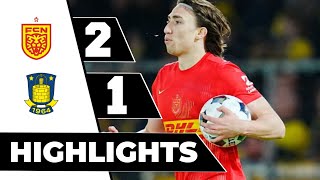 FC Nordsjælland Vs Brøndby IF 2-1 3F Superliga Highlights | Nordsjælland Brøndby