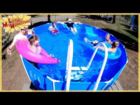 earthbag-stair-landing,-diy-pool-frame-&-homemade-button-down-shirt-|-weekly-peek-ep198