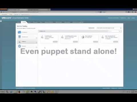 Self Service Application portal with vCAC and Puppet Labs