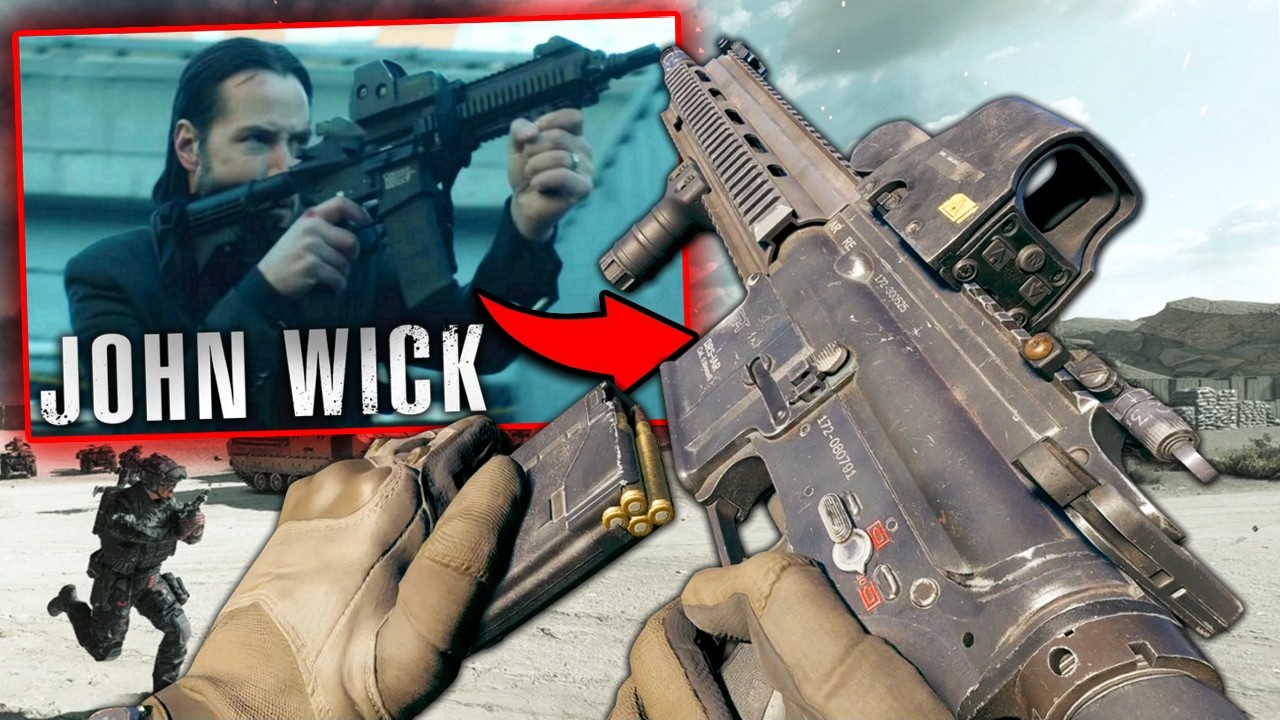 John Wick Custom M4 Loadout in Battlefield 6 Gameplay