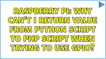 Raspberry Pi: Why can