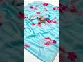 saree Fabric: satin silk   Blouse: Running blouse  Blouse Fabric: satin silk DM to order.