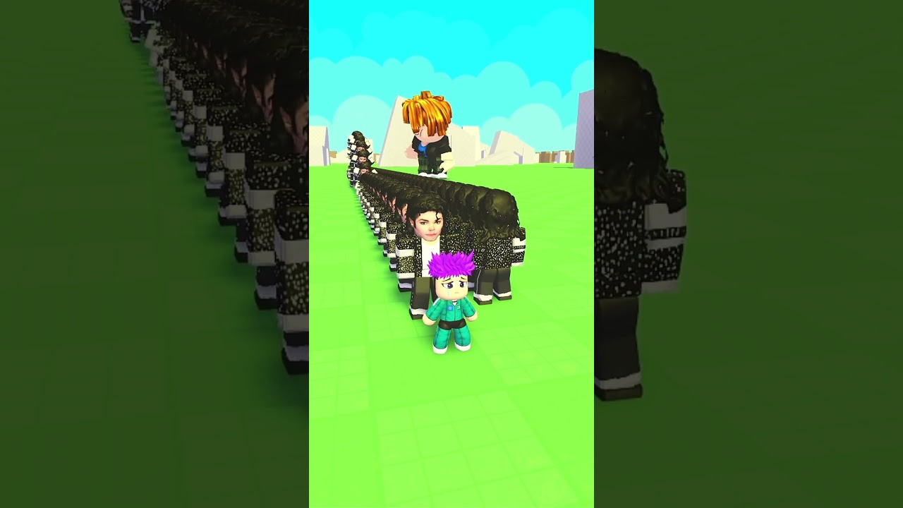 Thanos vs Michael Jackson waves Roblox #roblox #shorts