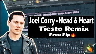 Joel Corry - Head & Heart (Tiesto Remix) [Fl Studio Remake + Free Flp] (Free Slap House Project)