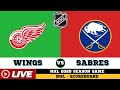 Detroit Red Wings Vs Buffalo Sabres | NHL 2025 | NHL Live SCOREBOARD | Oct 23 2025