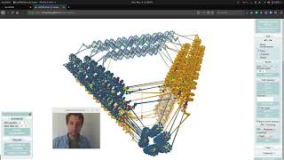 Arranging a tetrahedron from caDNAno in oxView