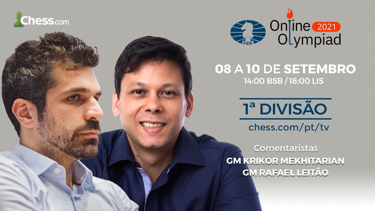 ChesscomPT - Campeonato Mundial de Xadrez Rápido da FIDE 2021 - Dia 2 / Gm  Krikor & Gm Supi