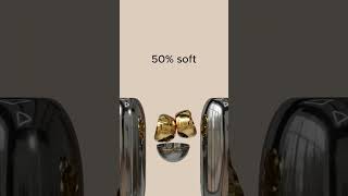 0% vs 100% balls soft simulation test #blender #satisfying #3danimation