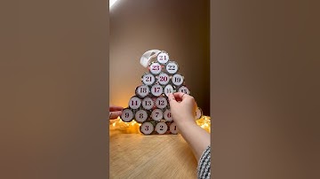 DIY Advent Calendar🌲💝 #diycrafts #diychristmasdecor #adventcalendar #christmasgifts
