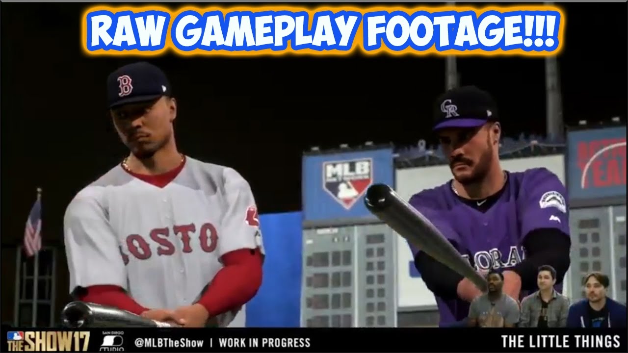 GAMEPLAY FOOTAGE! MLB THE SHOW 17 | The Show 17