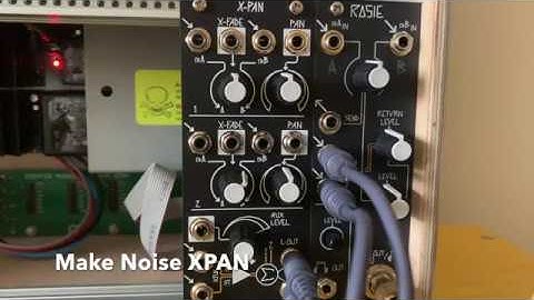 Make Noise XPAN  - audio rate modulation
