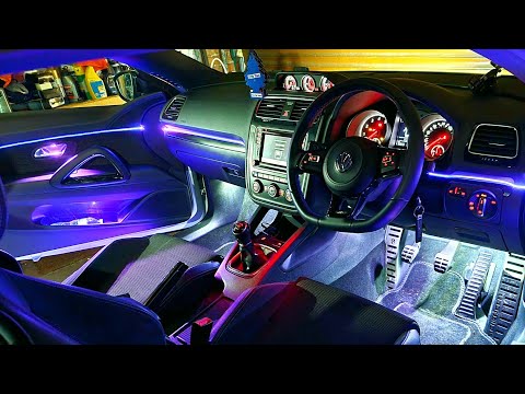 TechBlocks VW Scirocco/Golf Full 18 Light Ambient Lighting Install | RGB LED Car Interior Lights