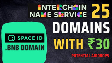 How to register SPACE ID BNB domain and ICNS Cosmos Domains | Claim NFTs | Potential Airdrops