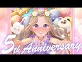 【5周年】5年間ありがとうスペシャル!パーティだ~~!🥳💜(お知らせもあるよ)【感謝】#じゅはち5周年