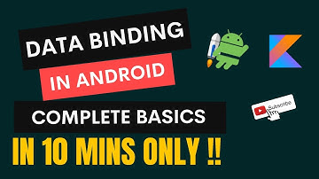 Data binding android | What is data binding in android | data binding android Kotlin | MVVM series