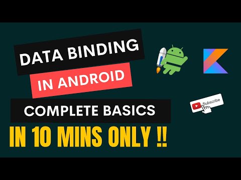 Data binding android | What is data binding in android | data binding android Kotlin | MVVM series