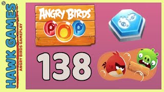Angry Birds Stella POP Bubble Shooter Level 138 - Walkthrough, No Boosters