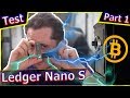 Ledger NanoS Interface Live : initialisation Bitcoin Wallet [Tuto Part1 ]