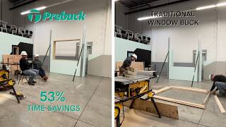Prebuck® ICF Window Buck Time Study | Faster ICF Openings vs Conventional Framing