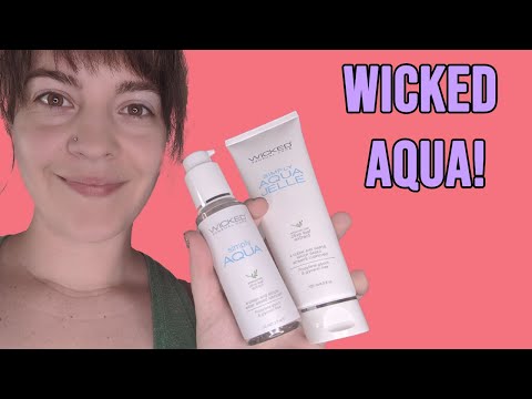 Toy Review - Wicked Simply Aqua Water-Based Lubricant and Jelle!