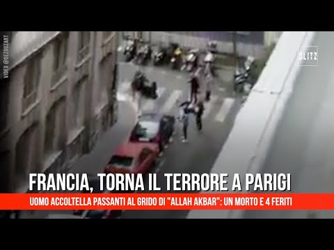 Paura a Parigi, uomo accoltella passanti al grido di "Allah Akbar"