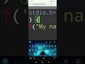 #C language in mobile phone | DAY-3. BASIC CODE IN "C".