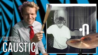 The Hellp - Caustic | Office Drummer [Blind Playthrough]