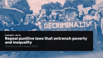 Repeal punitive laws against poverty and inequality - Statement at HRC56