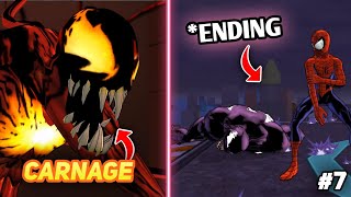 Final Fight with CARNAGE and Venom 🔥 (Ending) | Ultimate Spider-Man Part-7 | Forbid Gaming