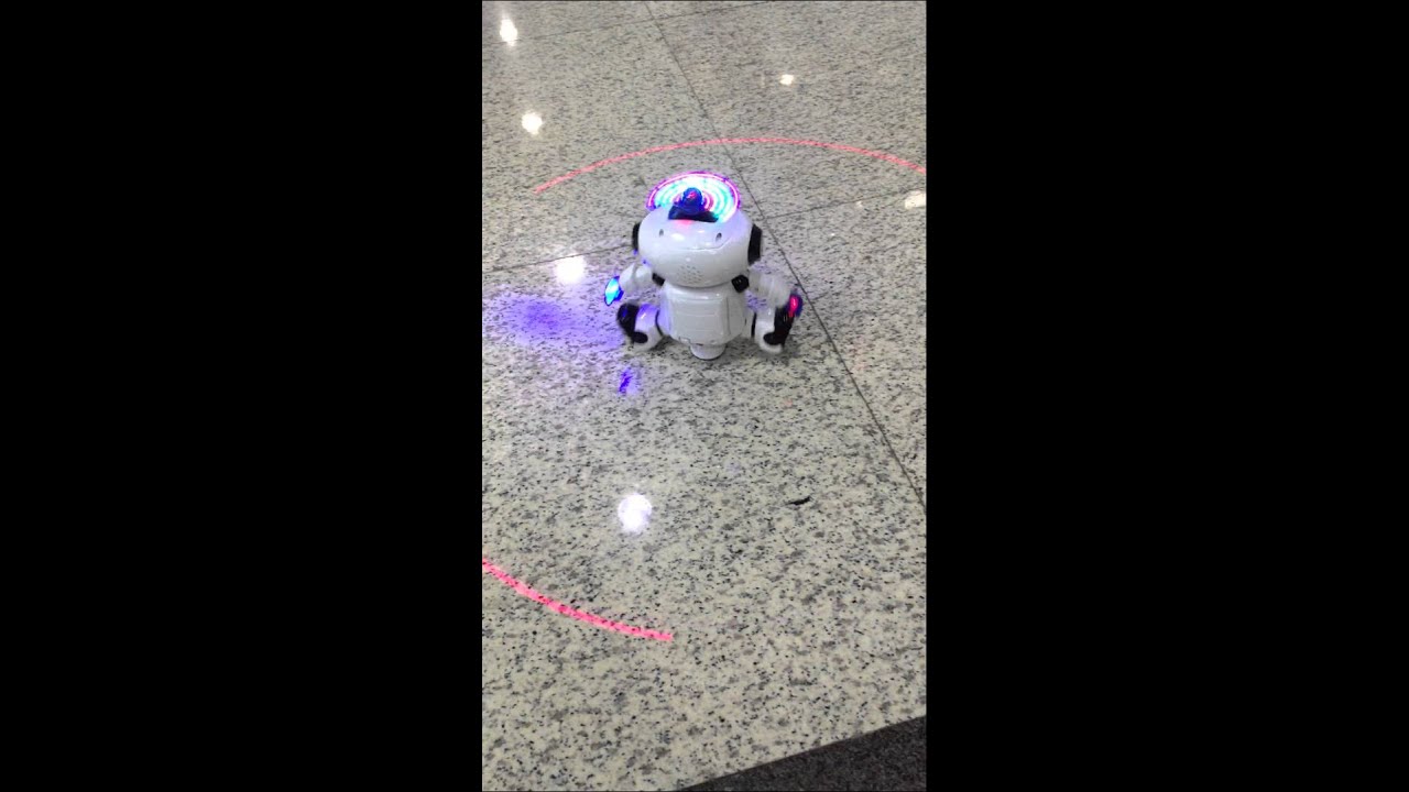 electronic walking dancing robot