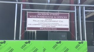 Napa wine warehouse