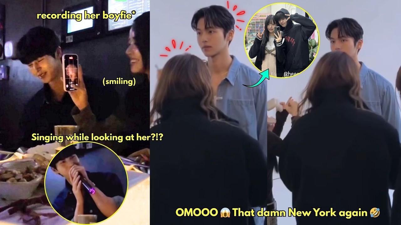 HEEBEEN ON DATES OUTSIDE THE HOUSE OMGGG!!! The way Heesun recording Subeen while he’s singing 😭