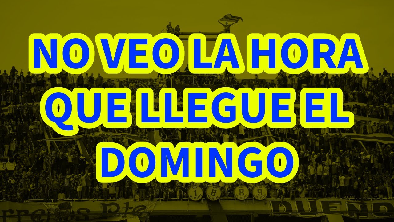 NO VEO LA HORA QUE LLEGUE EL DOMINGO ROSARIO CENTRAL LETRA YouTube no-veo-la-hora-que-llegue-el-domingo-rosario-central-letra-youtube