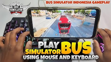 🔥Bus Simulator Indonesia Gameplay Using Mouse And Keyboard  | Bus Simulator | #bussid #gameplay