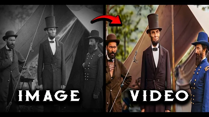 Abraham Lincoln and the Civil War Brought Back to Life | Colorized & Animated Photos Using AI