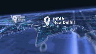 World Map Route Kit | After Effects Template