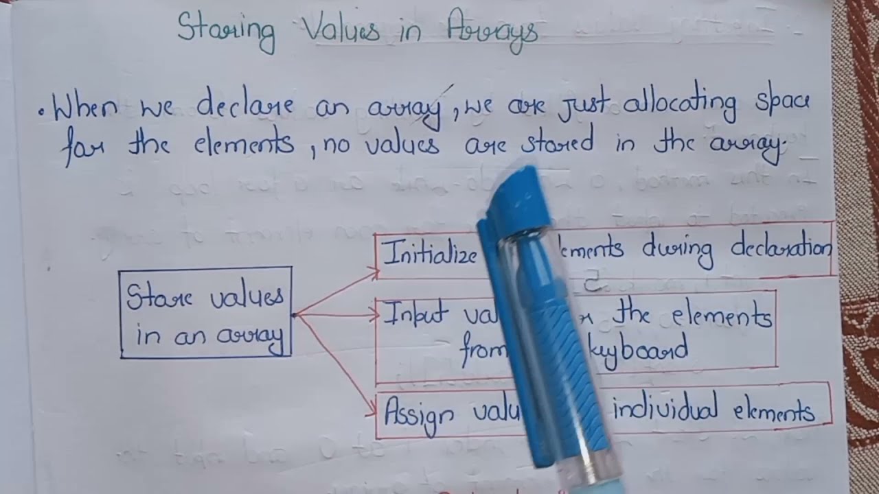 Storing Values in Arrays||3 Methods||Arrays in C - YouTube