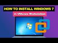 How to Install Windows 7 in VMware Workstation Pro 17 | Pro Guide in 2025 #windows 7 #vmware