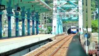 [HD] The Taiwan TRA down Local train no. 1191 EMU700 arrive and depart the Badu Station
