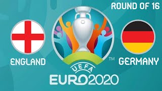 ENGLAND vs GERMANY ᴴᴰ 29.06.2021 | Round of 16 | UEFA EURO 2020 | PES 2021