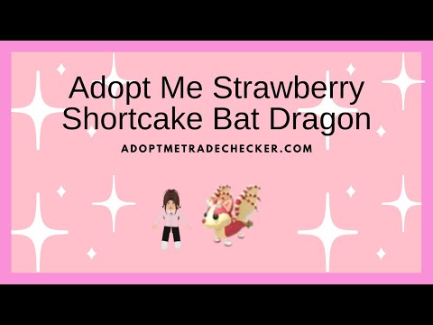 Adopt Me Strawberry Shortcake Bat Dragon - Spending All My Robux!