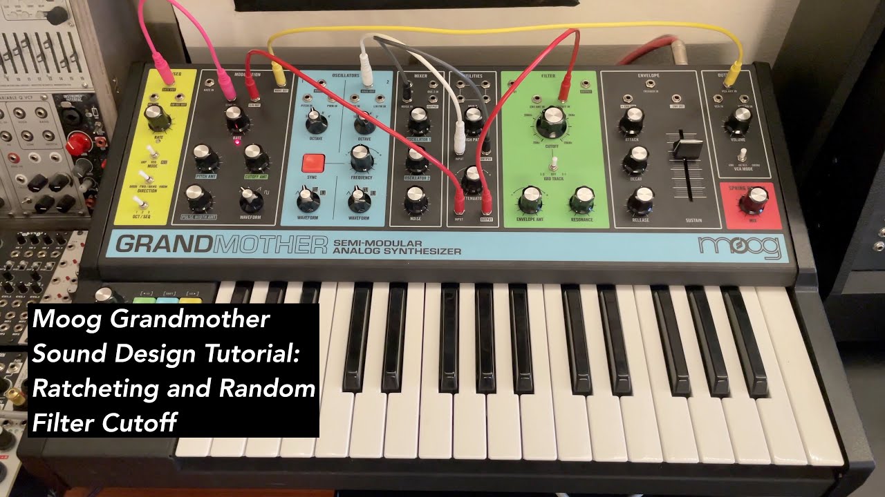 Moog Grandmother sound design tutorial Lisa Bella Donna Patch book 2