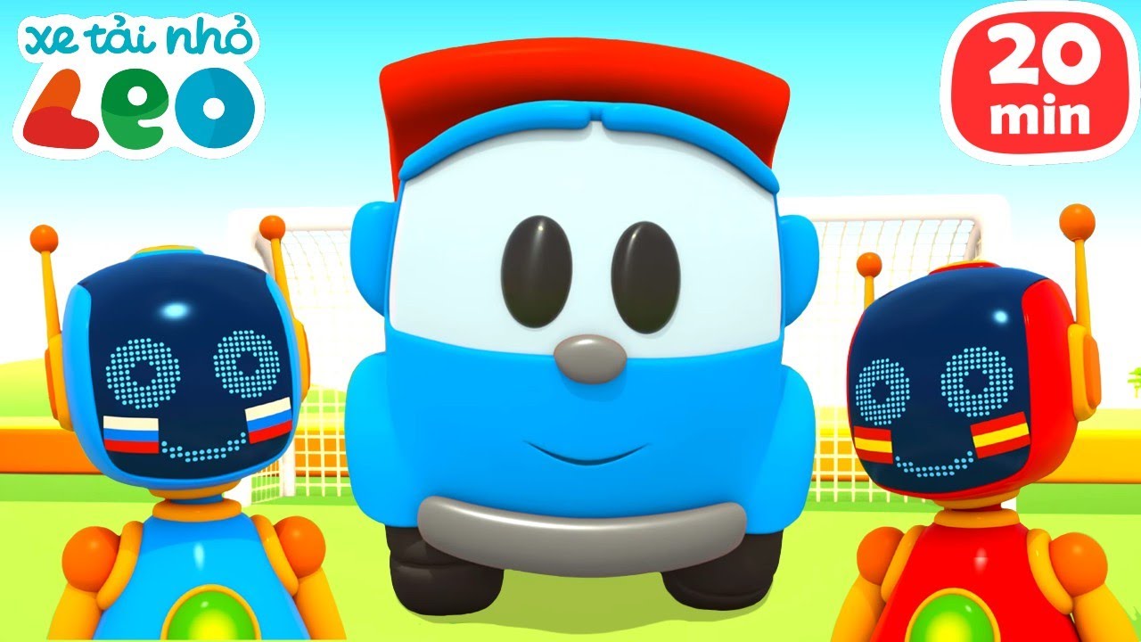 Phim hoạt hình cho trẻ em Xe Tải Nhỏ Leo! Phim hoạt hình ô tô -  Ô tô đồ chơi và rô bốt cho bé