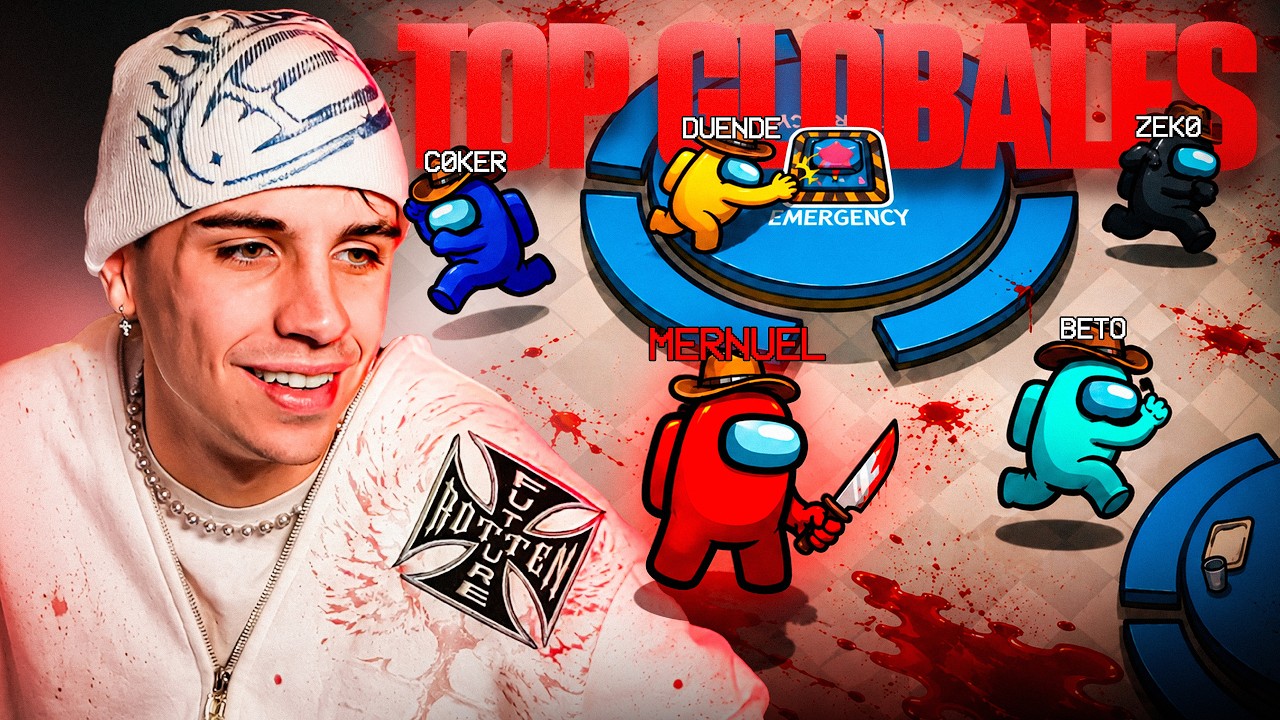 AMONG US con los TOP GLOBALES