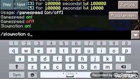 Mcpe Simple Commands Mod ! v.1.8.0