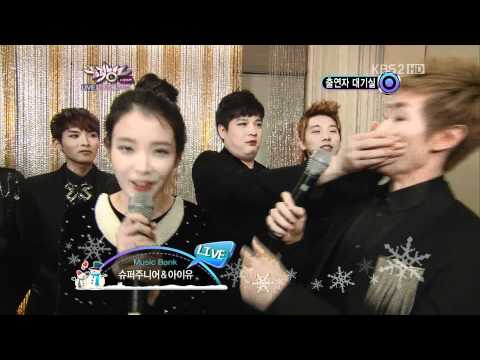 111223 KBS2 Music Bank 年末結算特輯 Super Junior&IU-Waiting Room