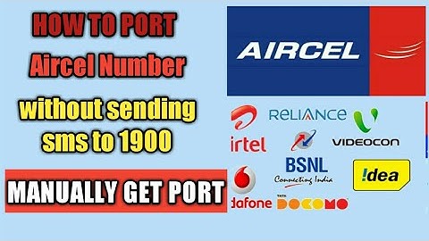 How port any sim without sms to 1900